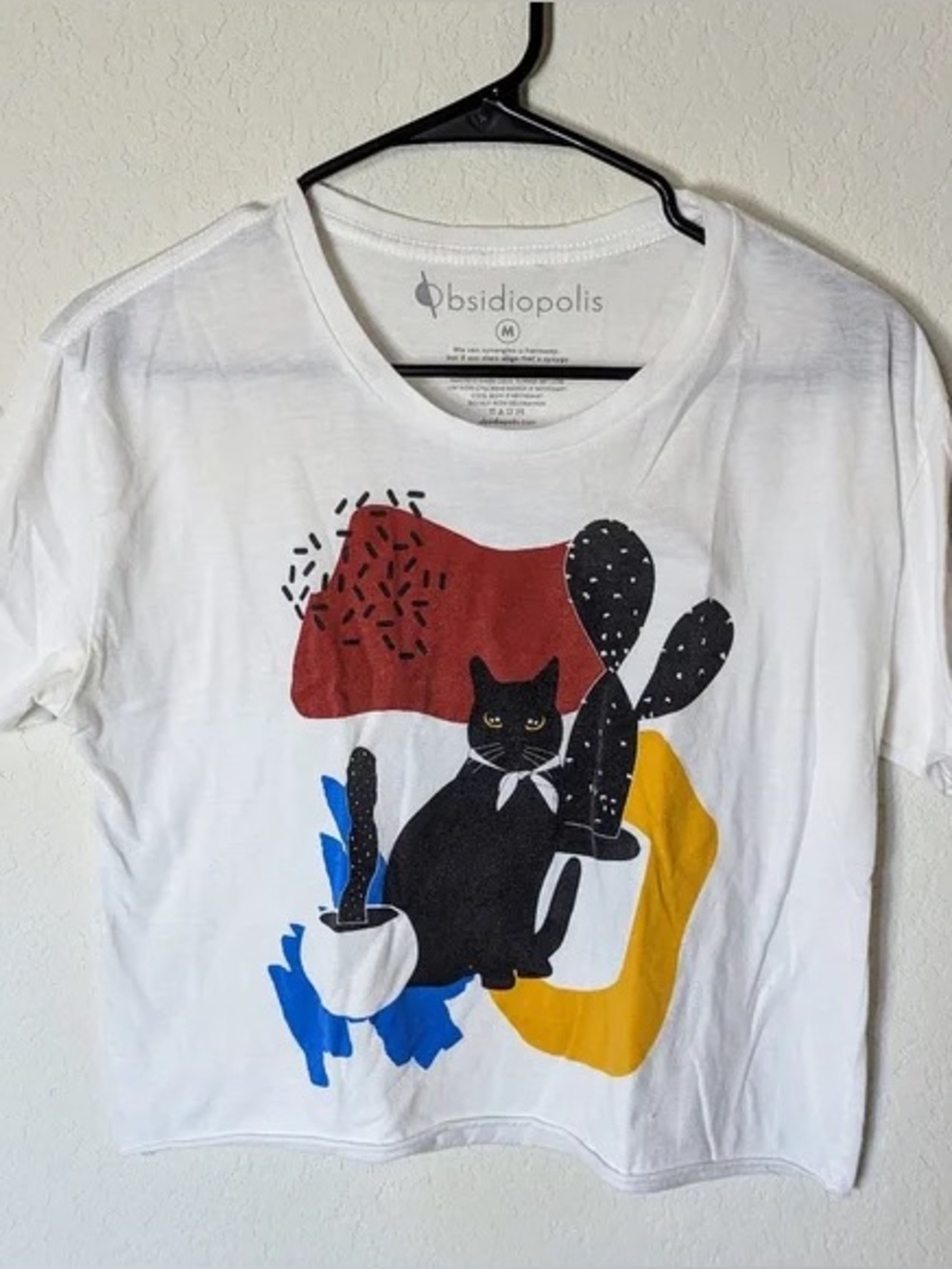Obsidiopolis Cat-Us Cropped Tee
